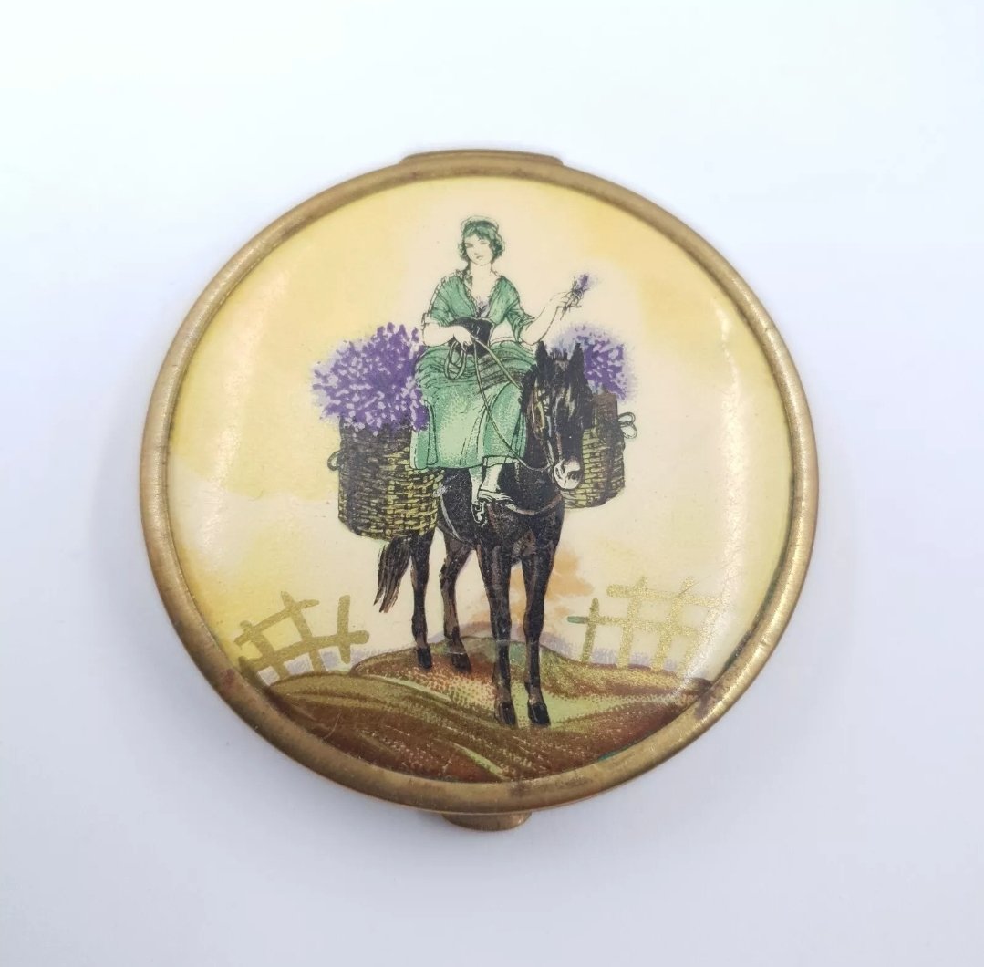 Art Deco Potter & Moore Powder Compact