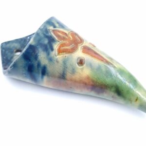 Art Nouveau Wall Pocket Flemish Pottery