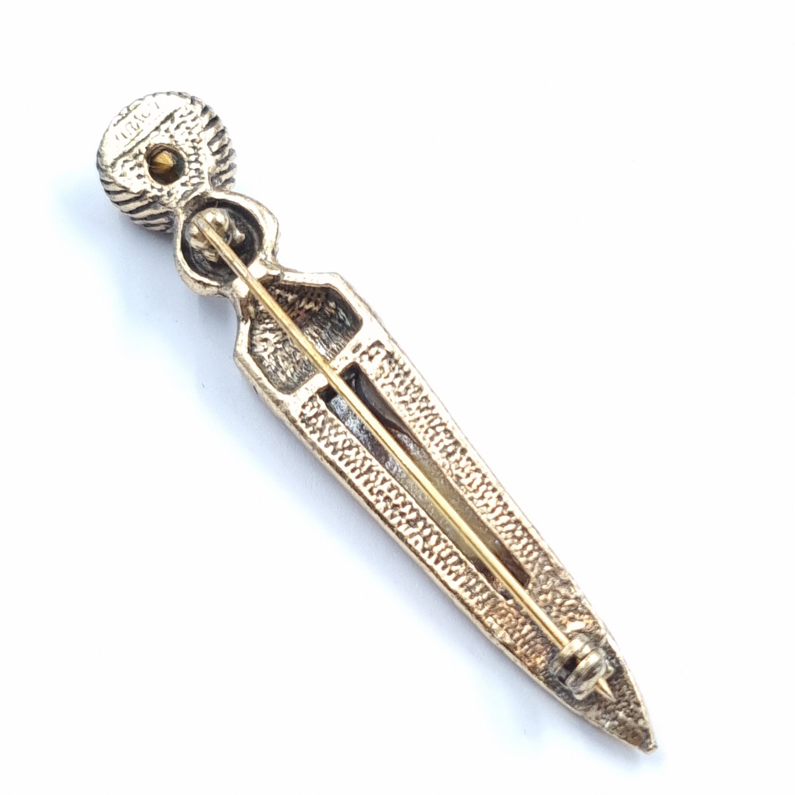 Vintage Miracle Dirk Brooch Scottish / Celtic design - Image 3