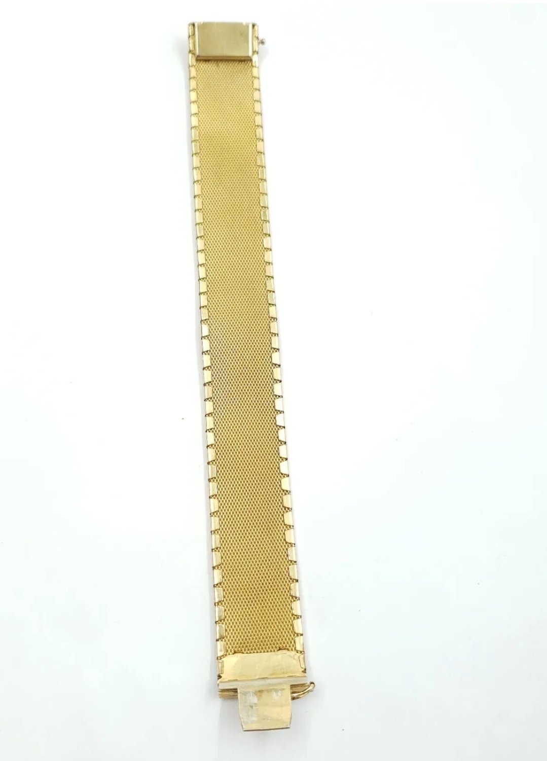 Andreas Daub Rolled Gold Bracelet Articulated Wide C 1960s - Image 3
