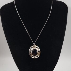 Miracle Smokey Quartz Pendant Sterling Silver Hallmarked Edinburgh