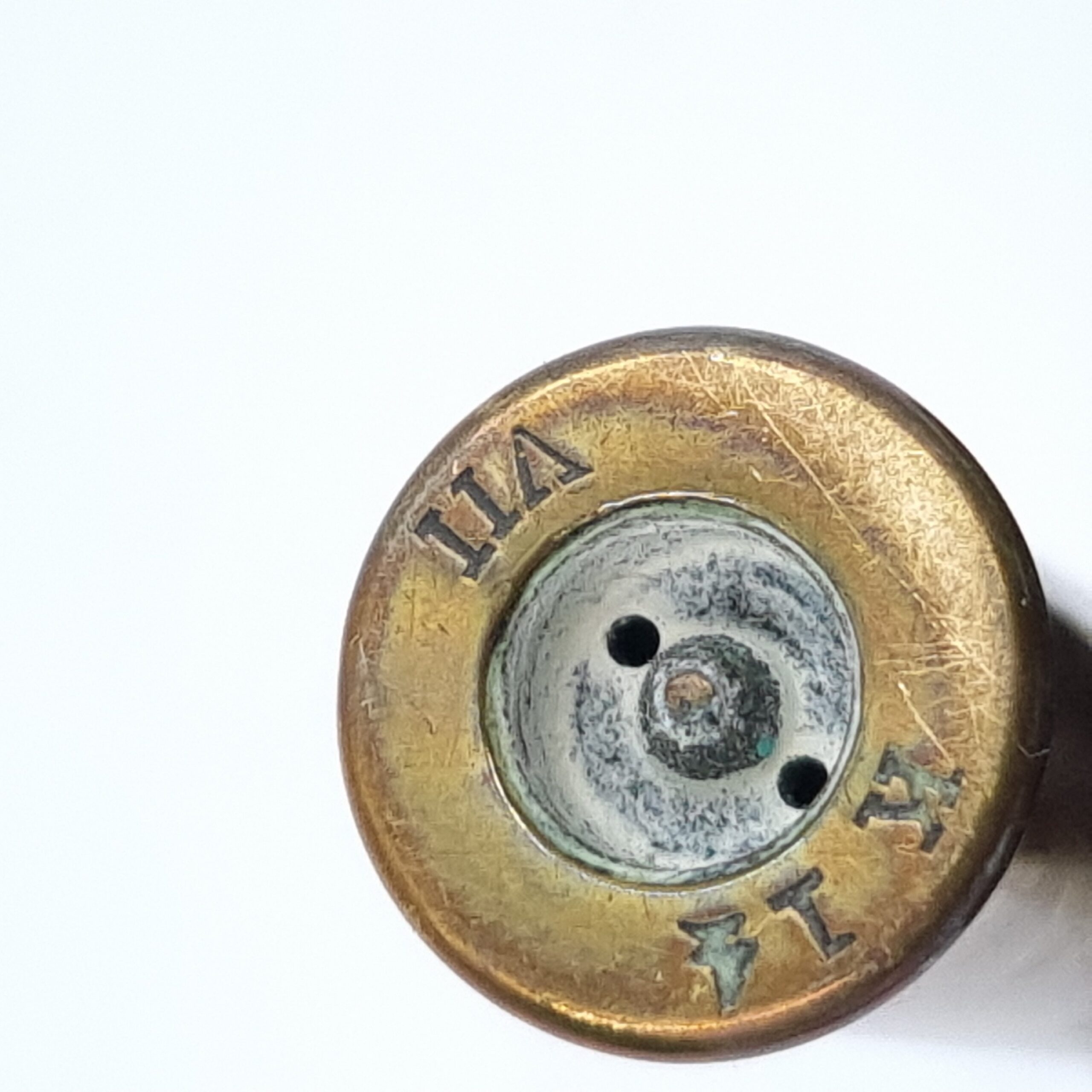 WW1 Trench Art Inkwell Pen Stand K14 Vii - Image 5