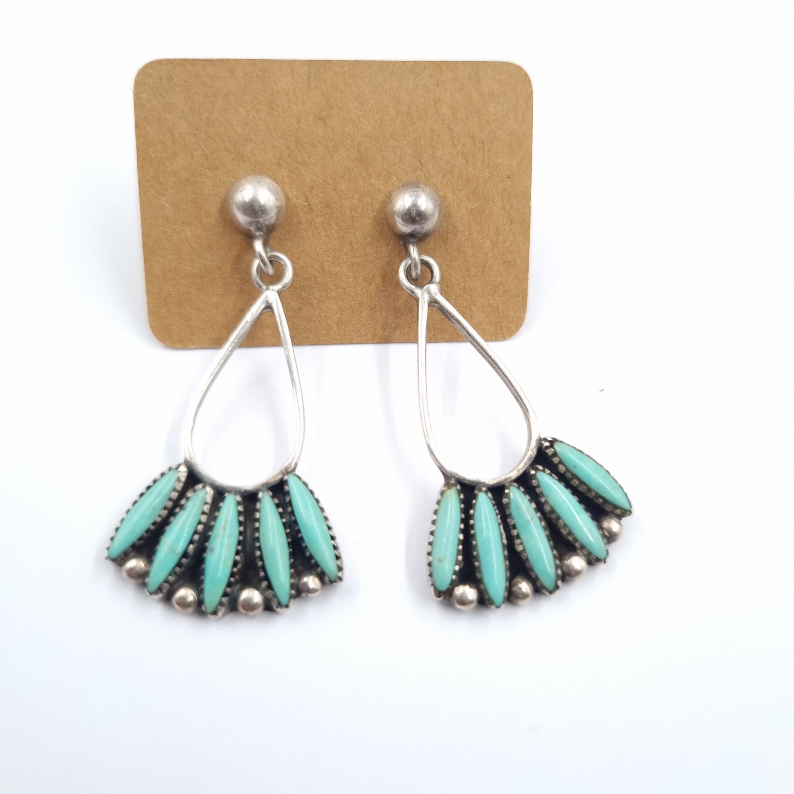 Vintage Zuni Drop Earrings