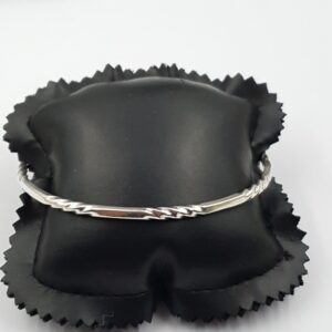 Vintage Sterling Silver Bangle Twist