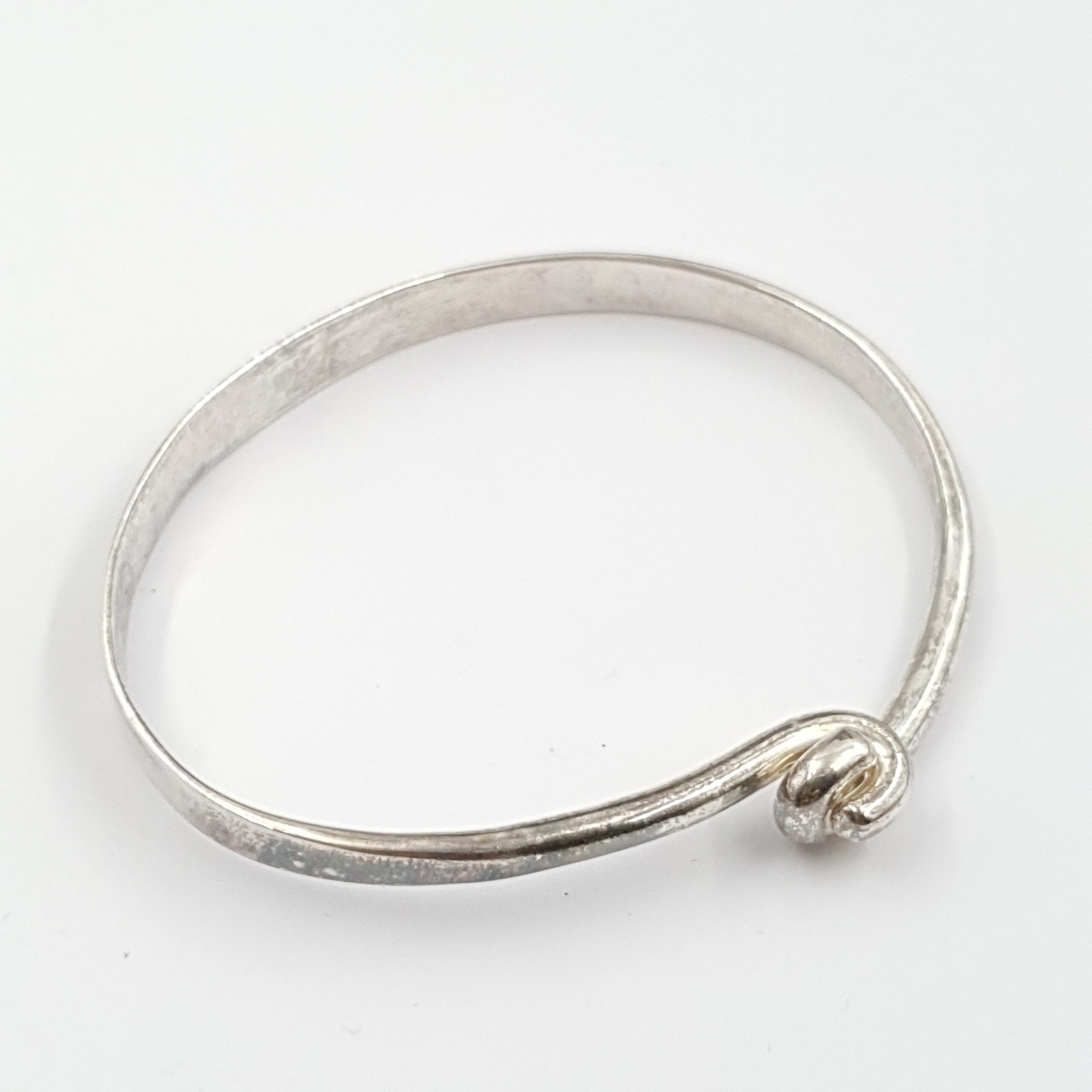 Vintage Silver Bangle London Hallmark WSG - Image 2