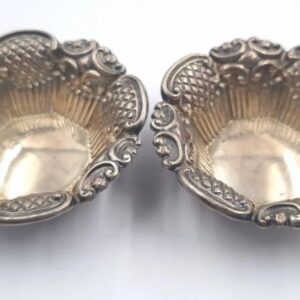 Victorian Sterling Silver Salts Hallmarked