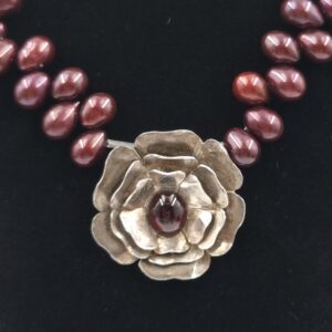 Scottish Silver & Pearl Necklace by Audrey Grace Connelly