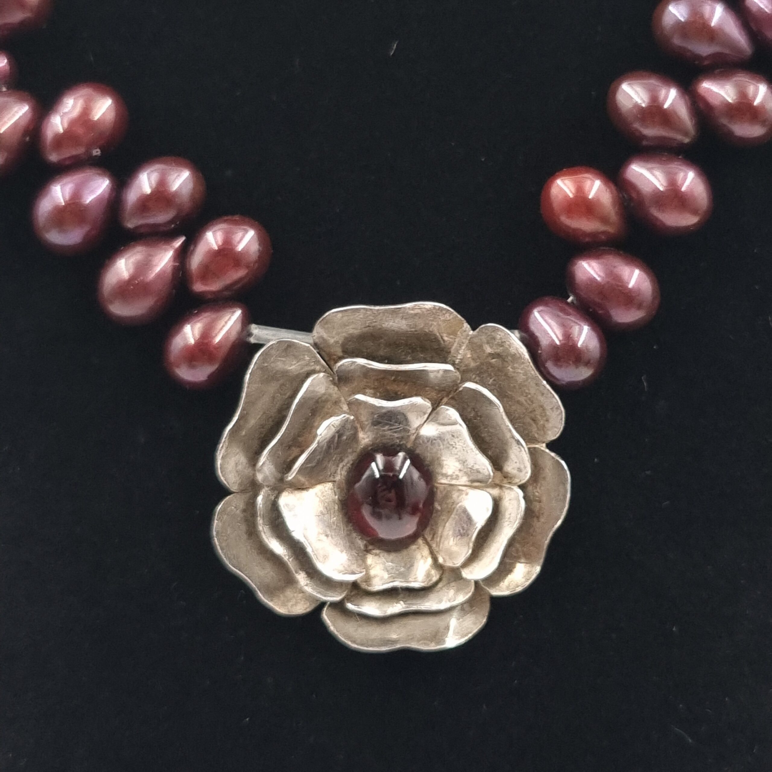 Scottish Silver & Pearl Necklace by Audrey Grace Connelly