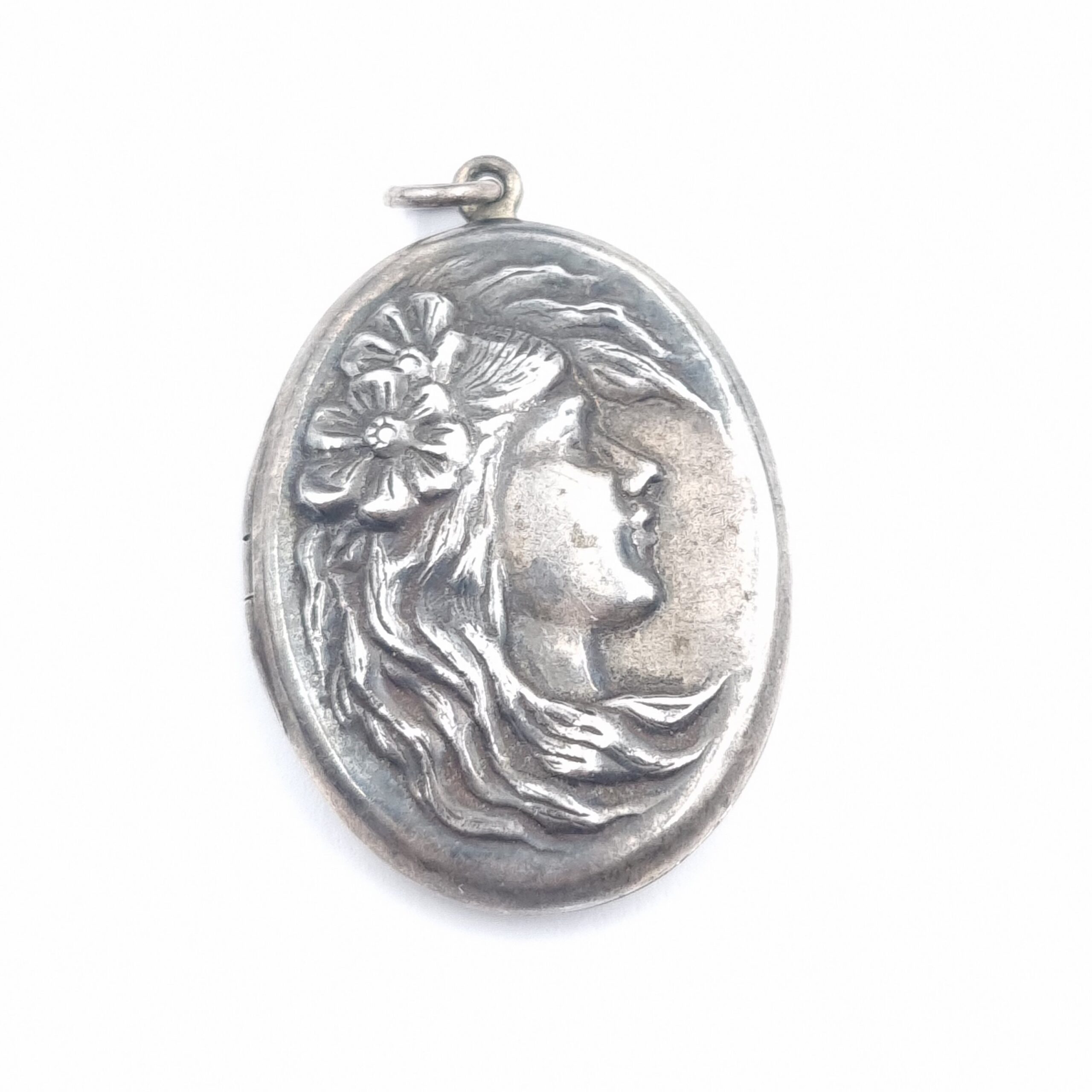 Art Nouveau Sterling Silver Locket