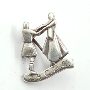 Silver Dancing Brooch Award Medal ISCDC