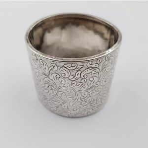 Large Antique Silver Napkin Ring