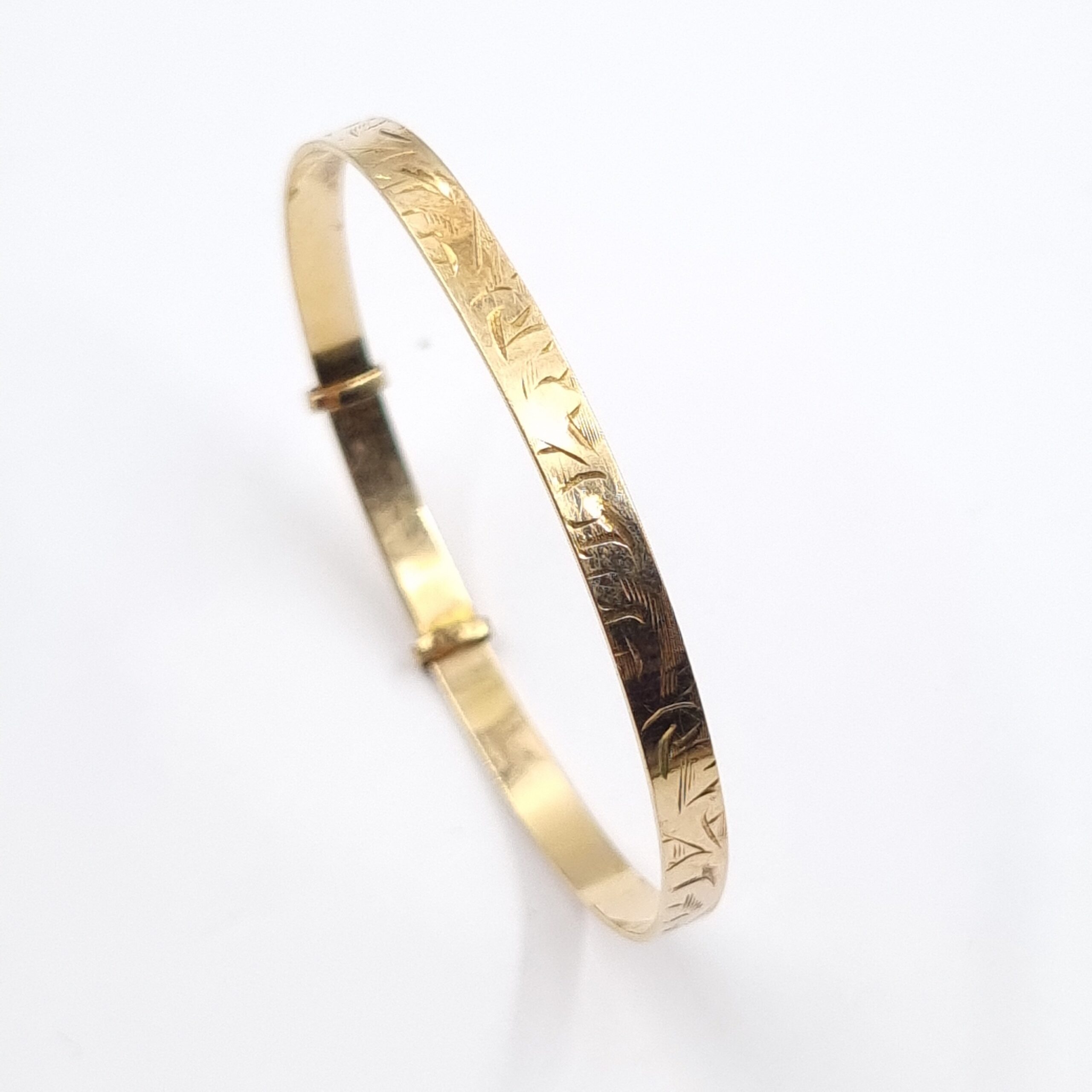 Childs Vintage Bangle 1/5th 9ct Gold