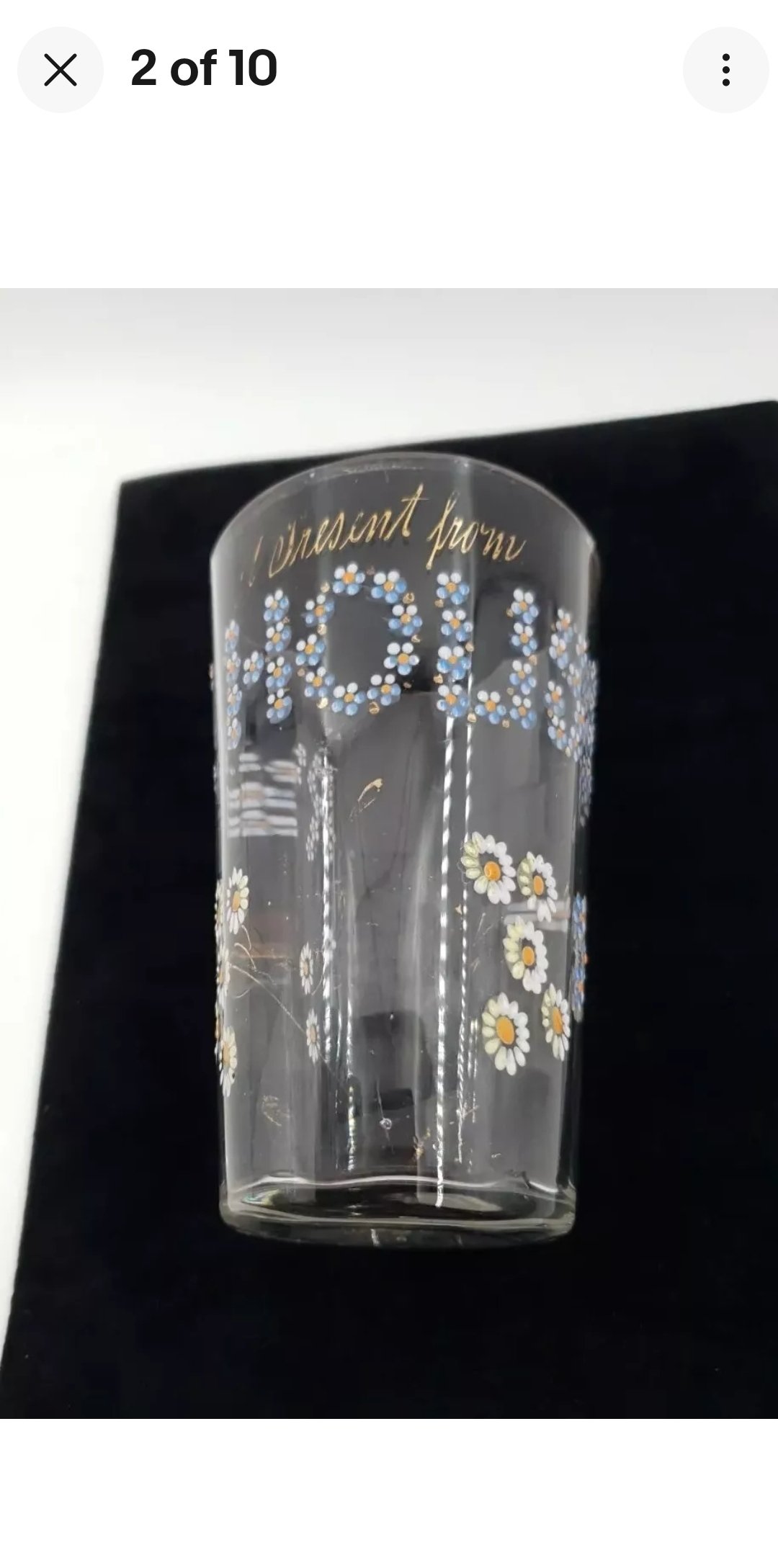 Victorian Glass Beaker Rye House Hertfordshire Pleasure Garden - Image 2