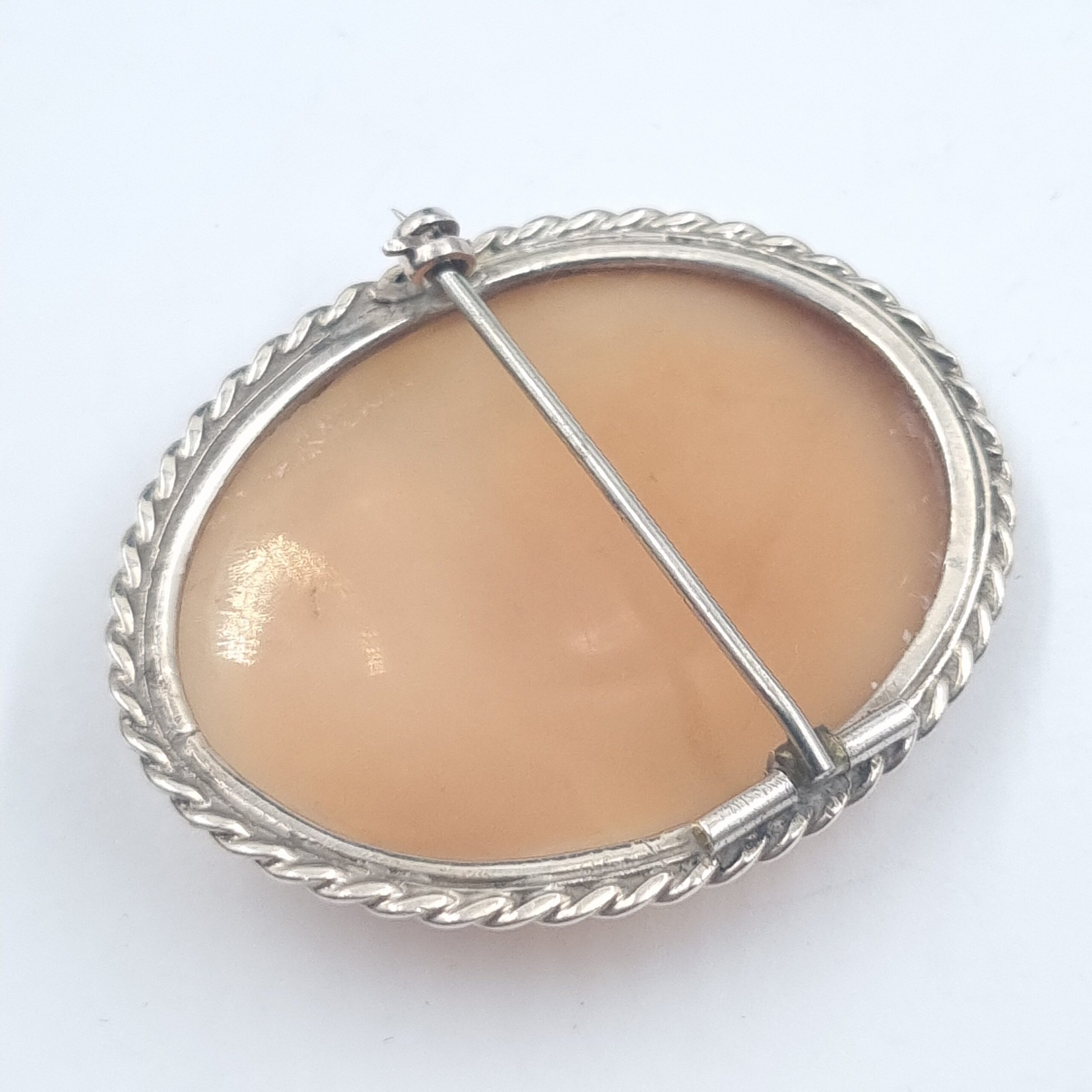 Victorian Shell Cameo Silver Mount - Image 3
