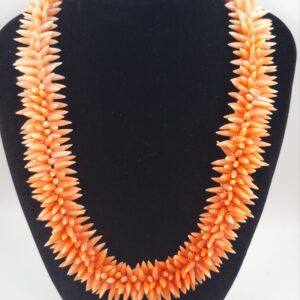 Coral Necklace 14k Gold Clasp Statement