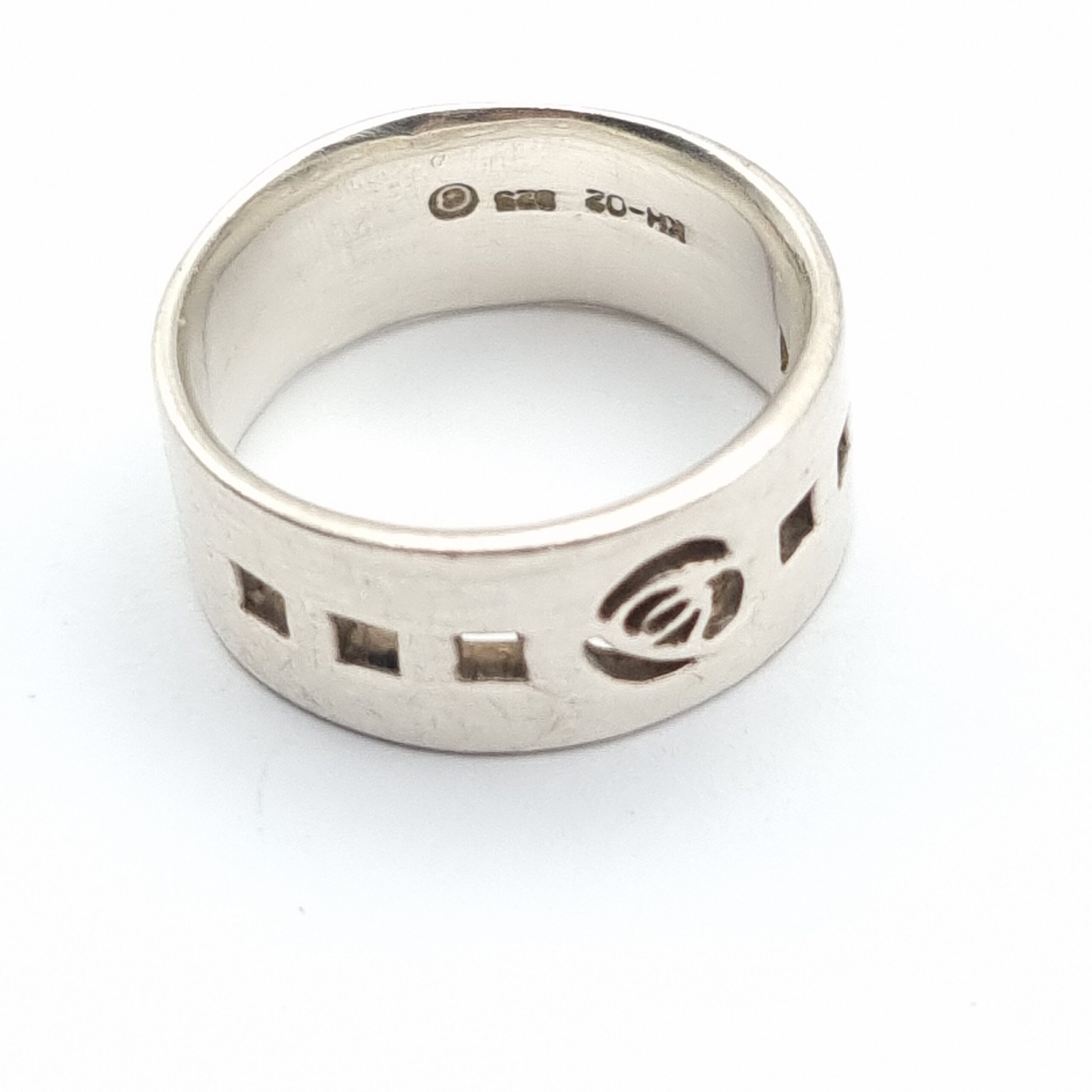 Kit Heath Ring Mackintosh Style Sterling Silver Band 2002 Size N 1/2 6.75 - Image 3