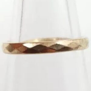 Vintage Rolled Gold Wedding Band Ring