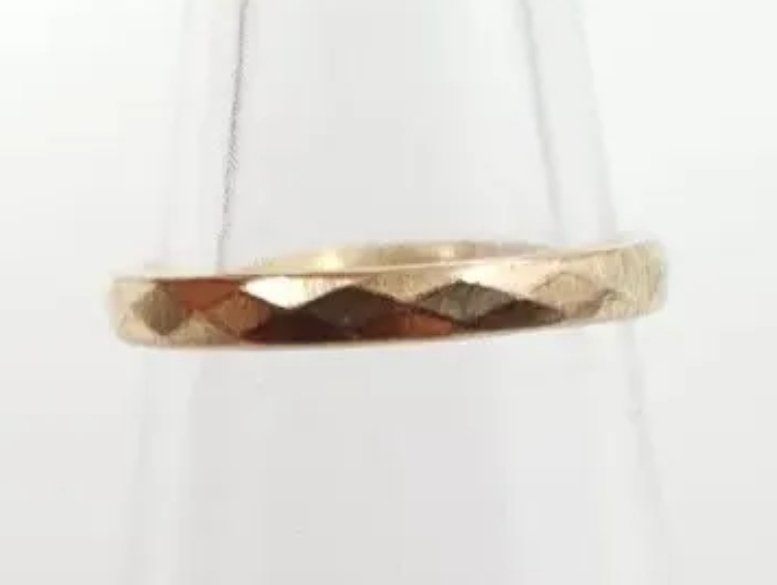 Vintage Rolled Gold Wedding Band Ring