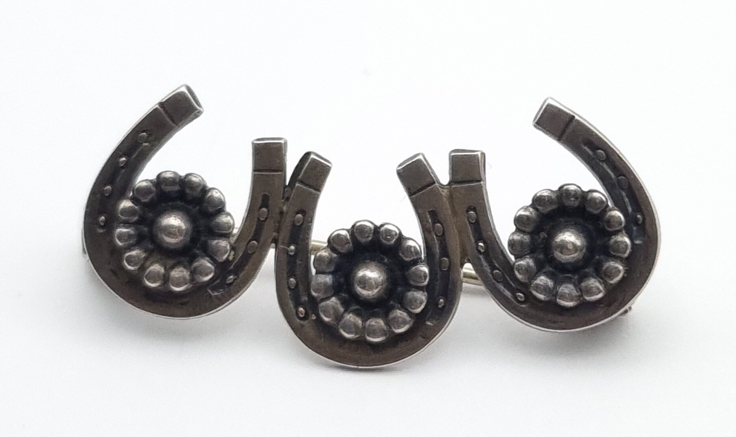 Hermann Siersbol Silver Horseshoe Brooch