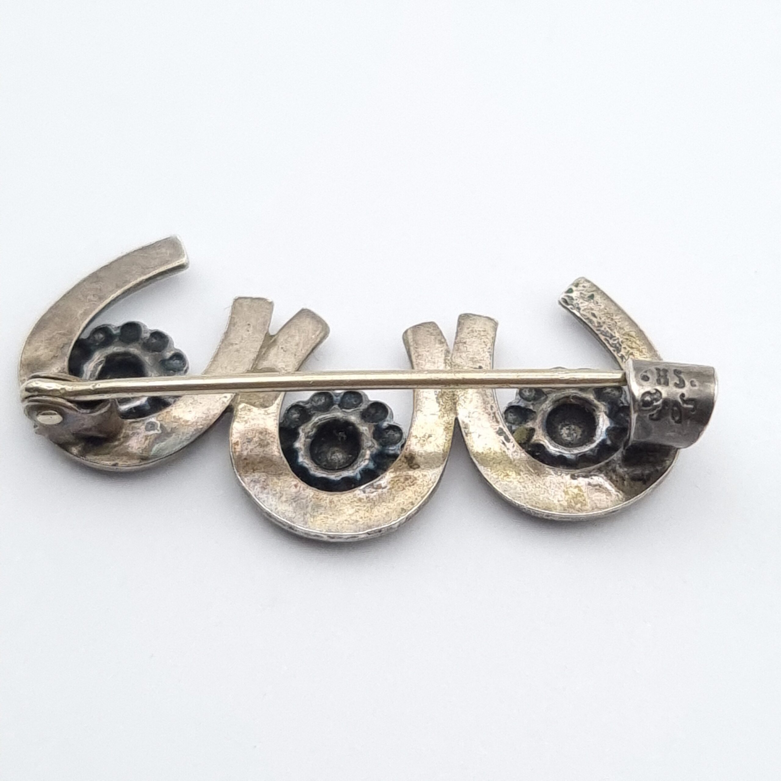 Hermann Siersbol Silver Horseshoe Brooch C 1940s - Image 3