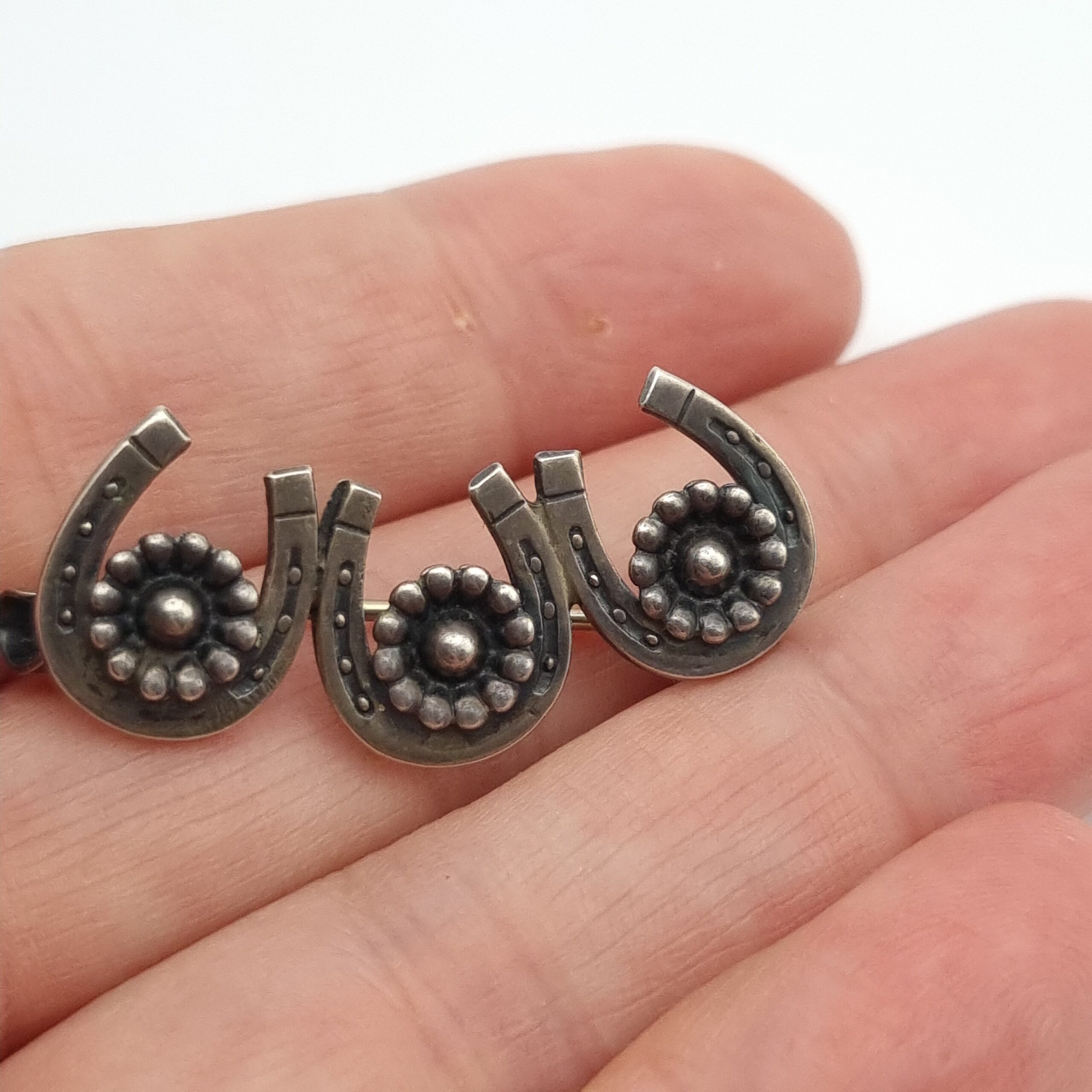 Hermann Siersbol Silver Horseshoe Brooch C 1940s - Image 2