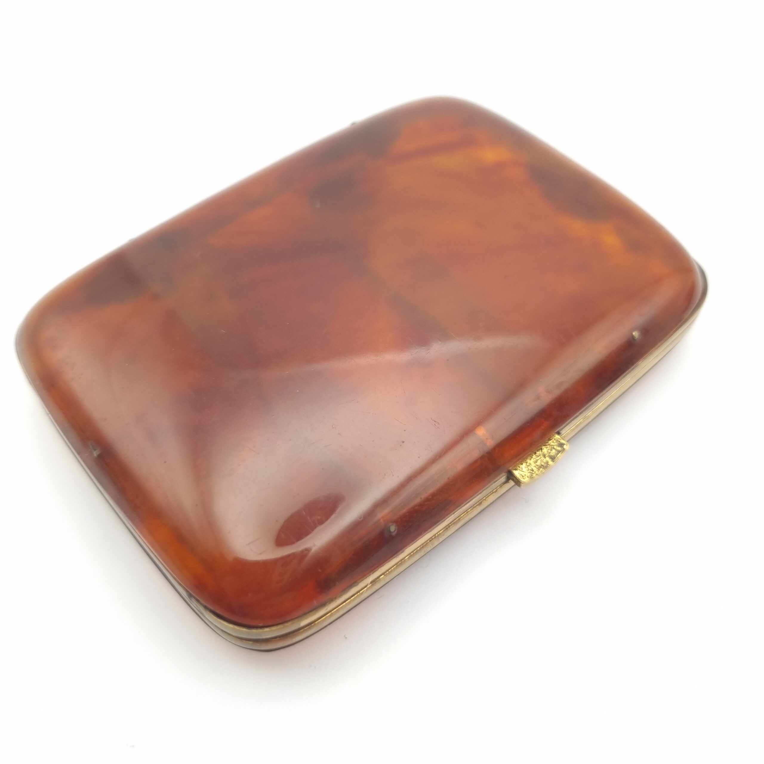 Vintage German Faux Tortoiseshell Cigarette Case