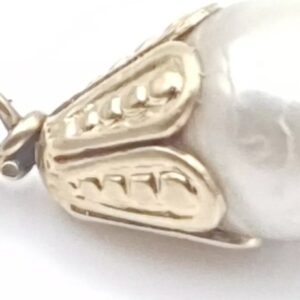 18k Gold & Freshwater Pearl Pendant