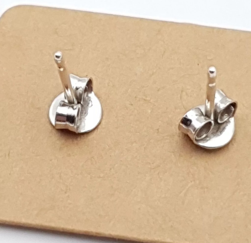 Opro Butterfly Earrings Sterling Silver Guilloche Yellow Enamel Norway - Image 2
