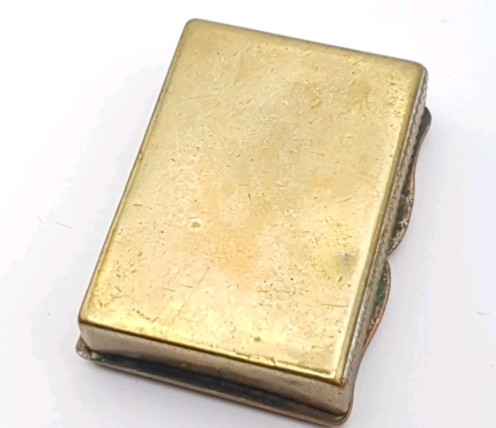 Antique French Brass Vesta