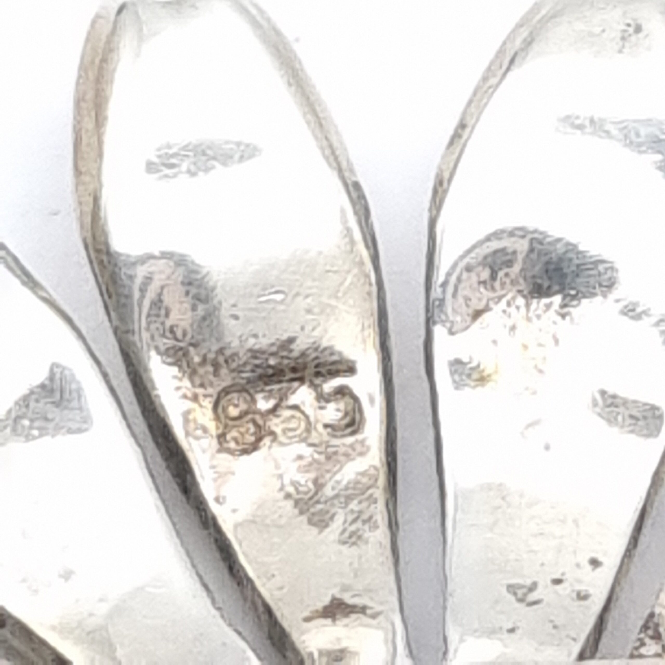 Vintage Swedish Silver & Marcasite Daisy Brooch - Image 5