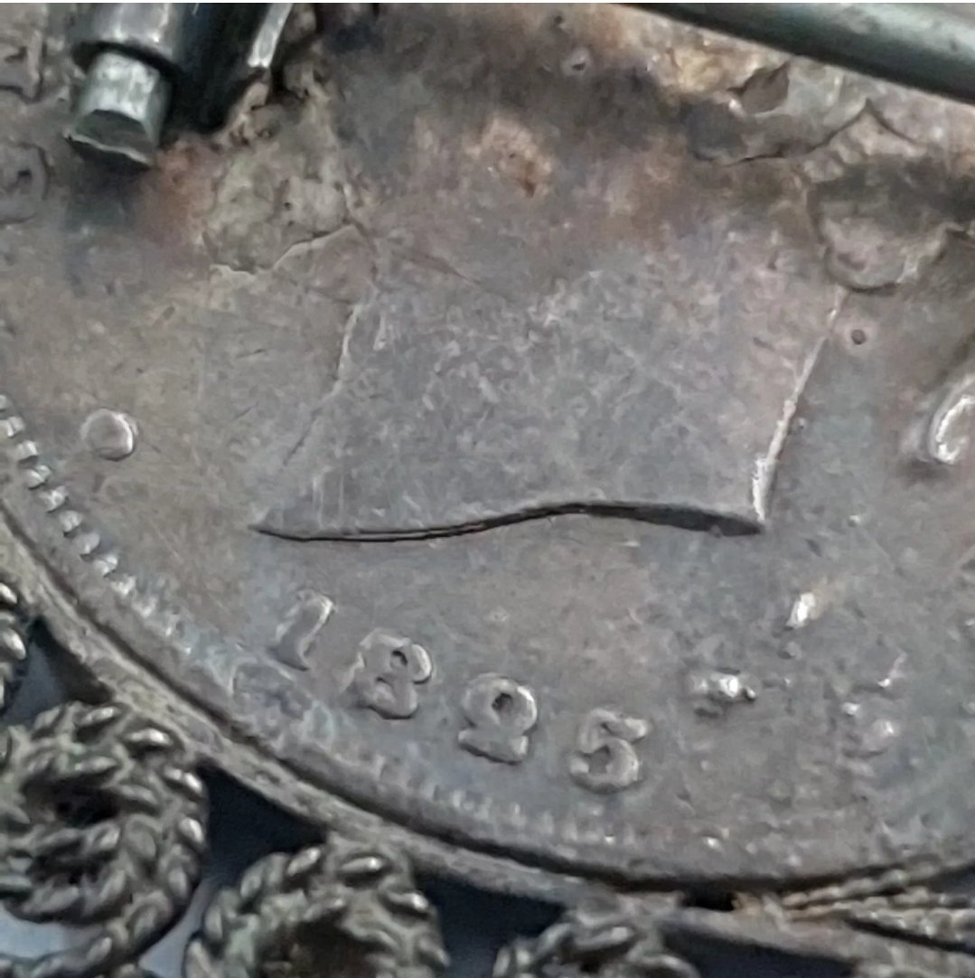 Double Georgian Coin Brooch George IV Shilling 1825 1826 Cannetille Filigree - Image 5