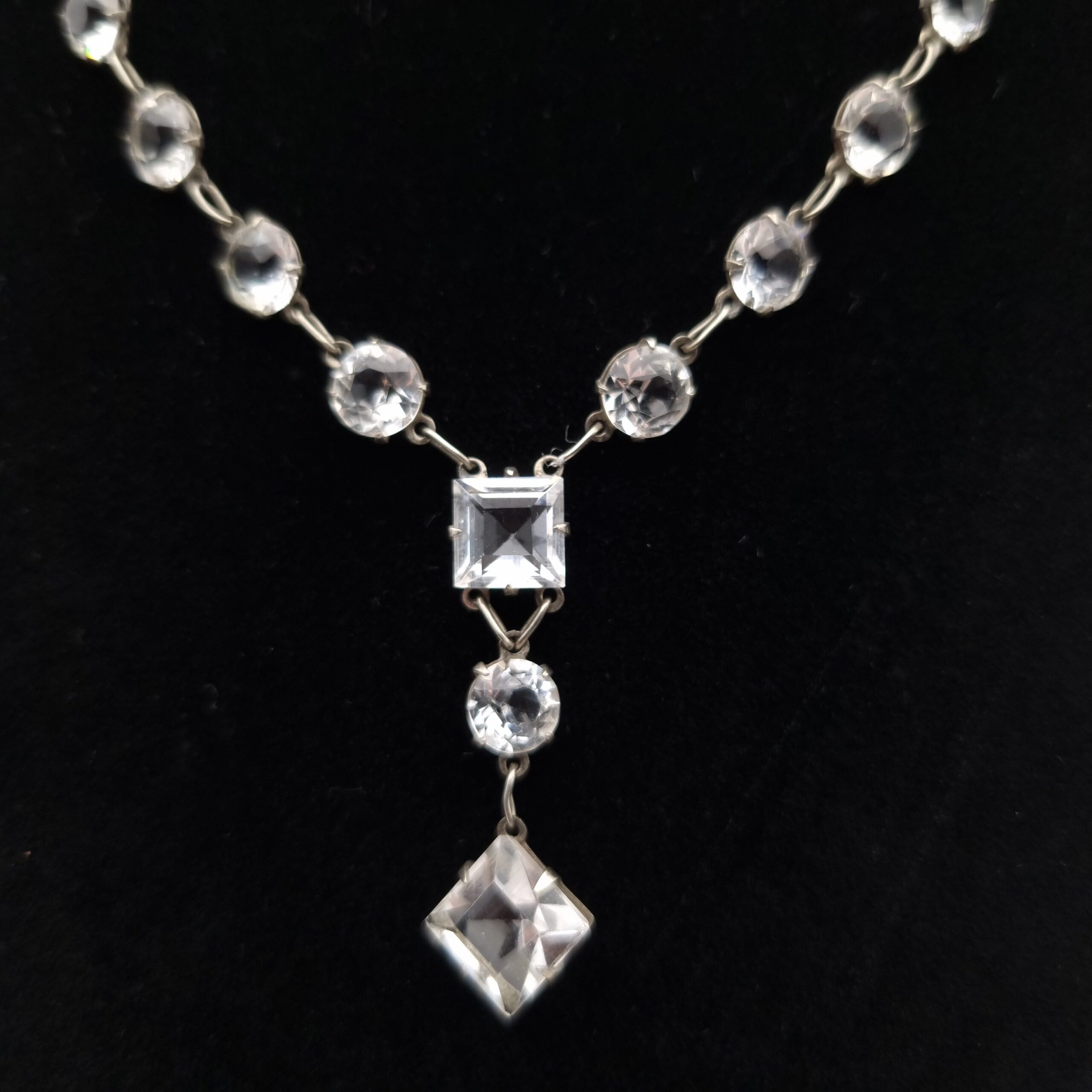1920s Bezel Set Crystal