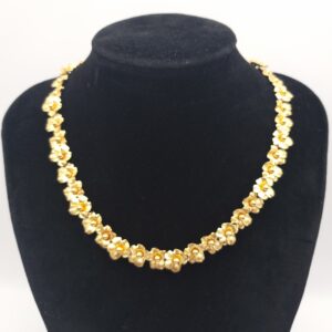 Trifari Flower Necklace Crown