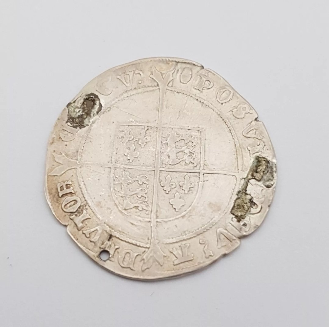Edward VI  Silver Shilling Hammered Tudor Coin - Image 2
