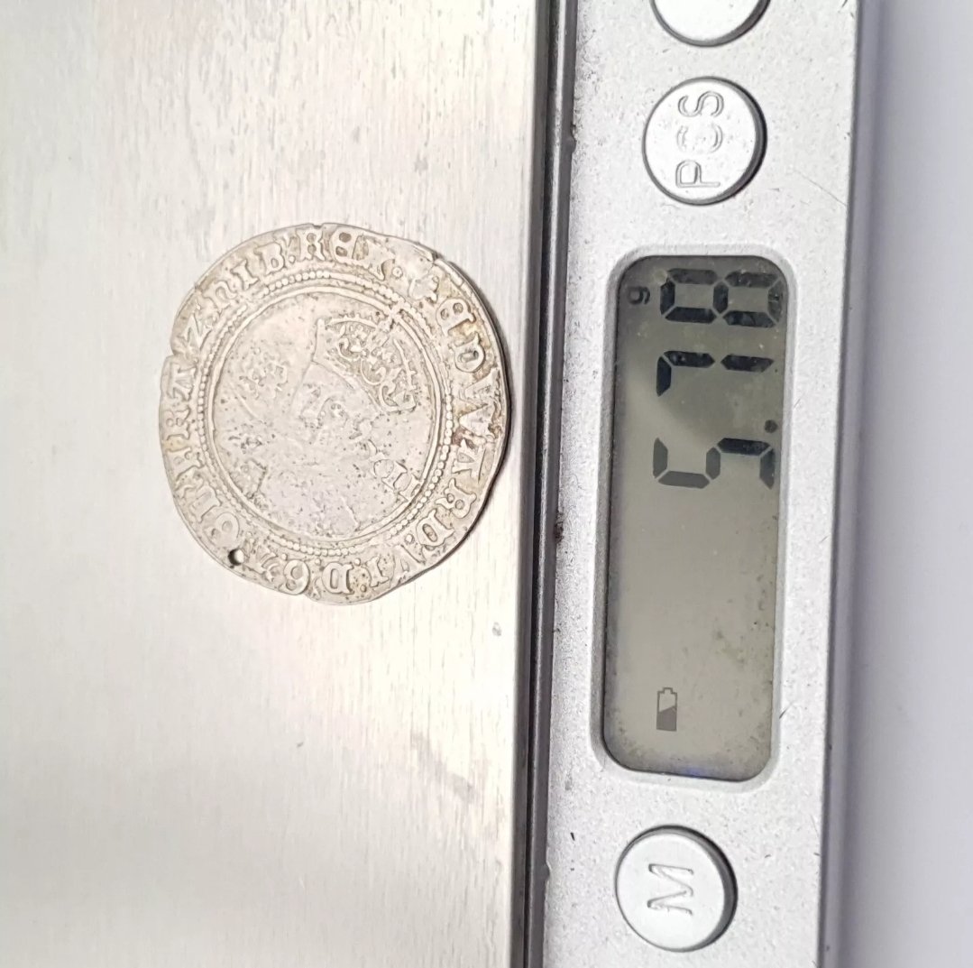 Edward VI  Silver Shilling Hammered Tudor Coin - Image 4