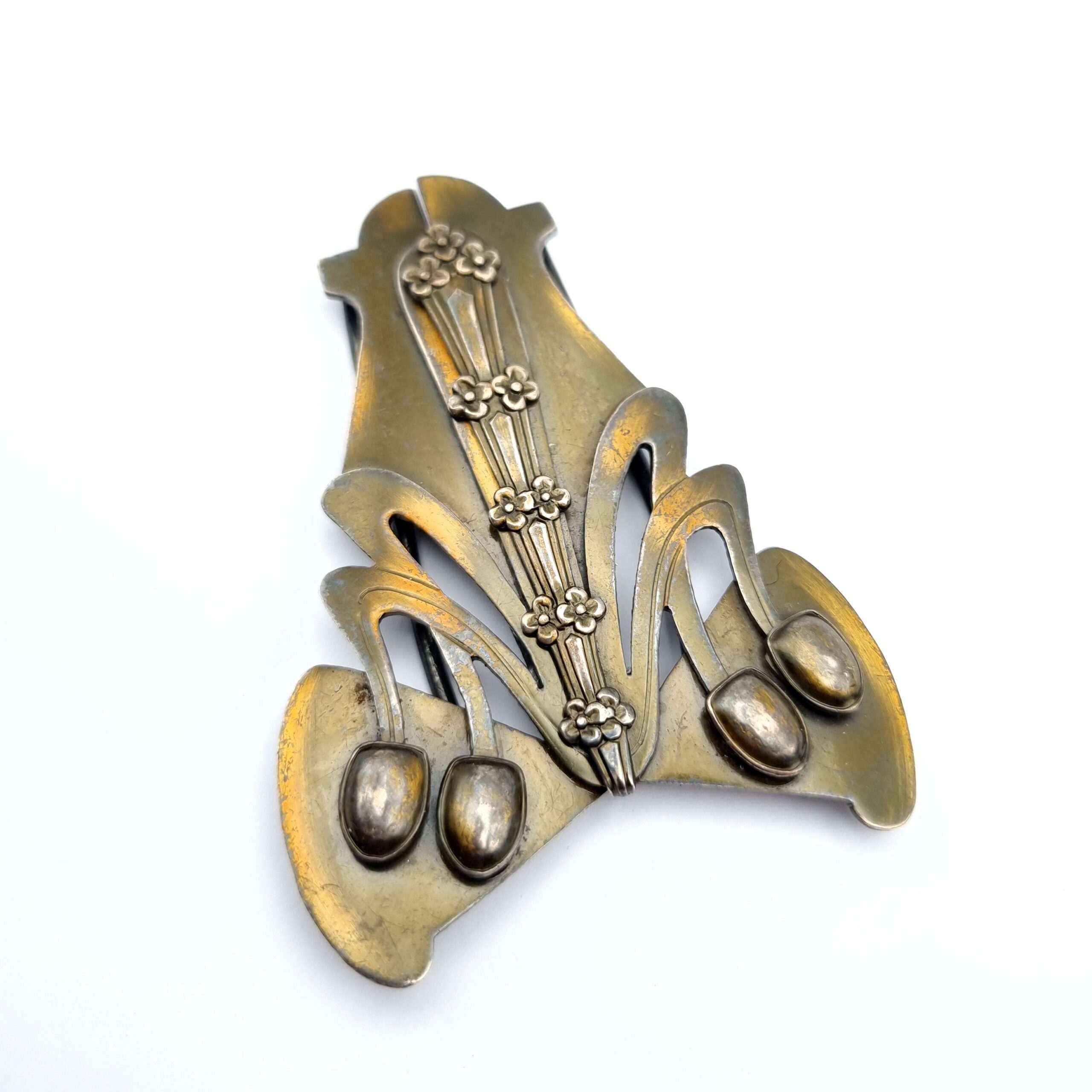 Art Nouveau Buckle Arts & Crafts Design Metal for Sash / Belt - Image 2