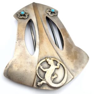Art Nouveau Buckle Lizard