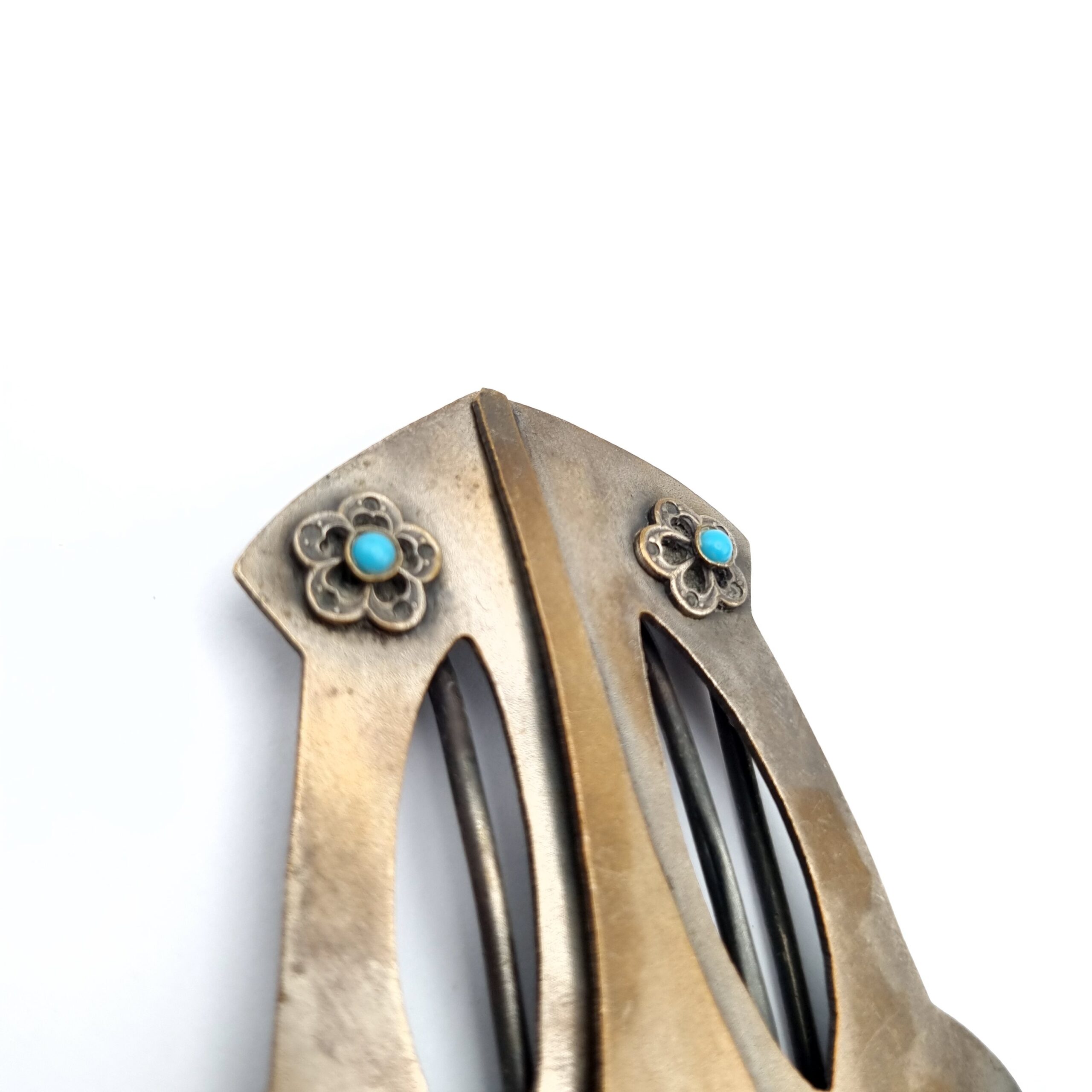 Art Nouveau Buckle Lizard Design Metal for Sash / Belt - Image 3