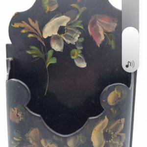 Victorian Papier Mache Letter Holder