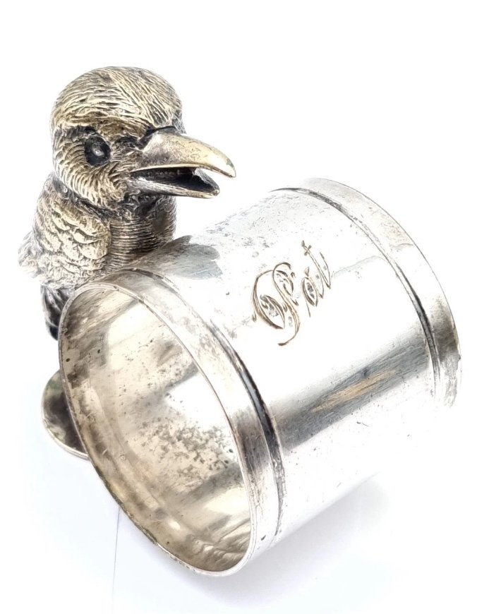 Kookaburra Napkin Ring Phoenix Manufacturing Co