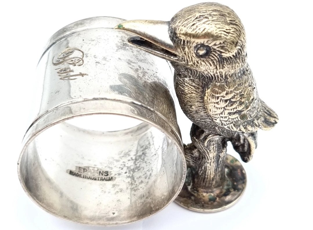 Kookaburra Napkin Ring Phoenix Manufacturing Co