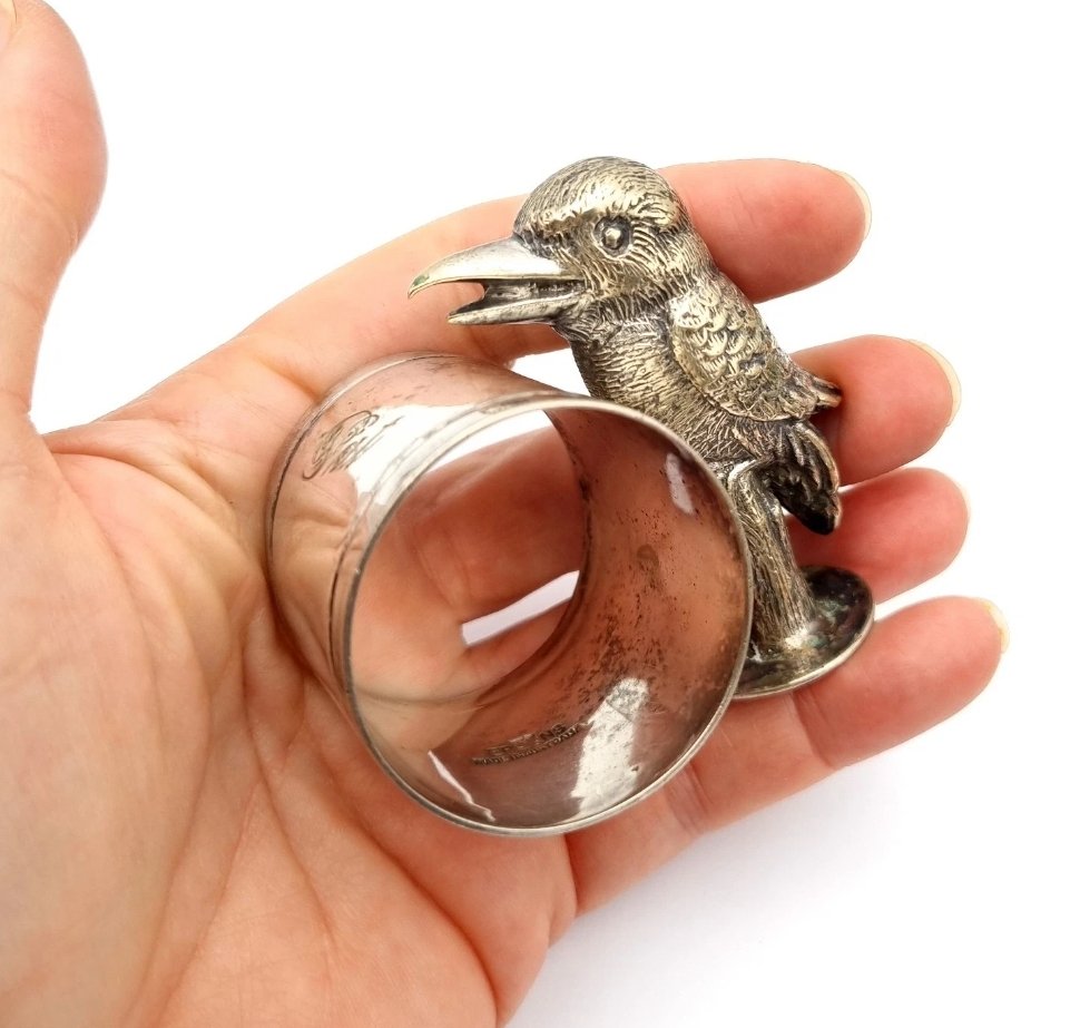 Kookaburra Napkin Ring Phoenix Manufacturing Co