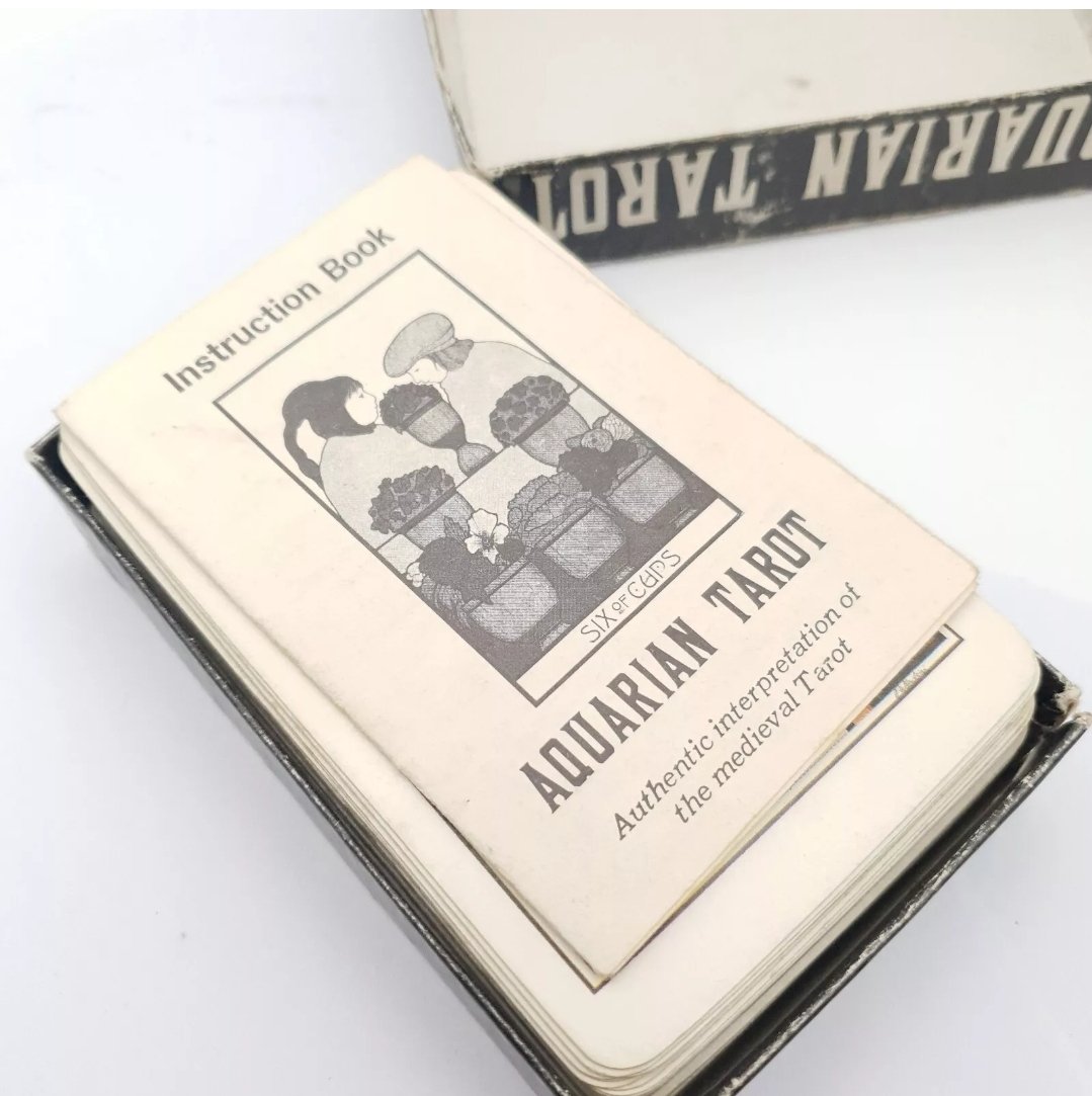 Vintage Aquarian Tarot Cards 1975 by David Palladium First Edition - Image 3