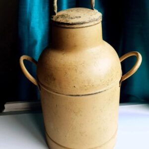 Large Vintage Milk Churn Painted