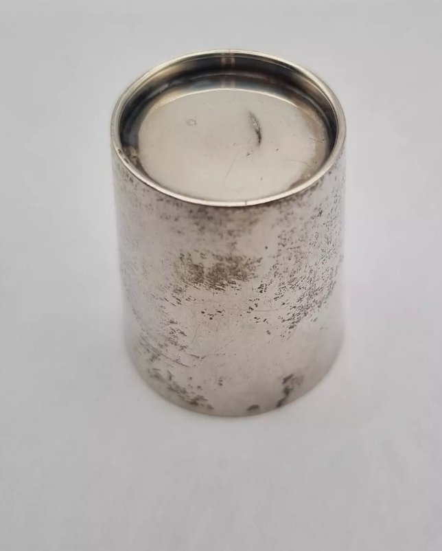 Antique Solid Silver Tot Cup Joseph Gloster