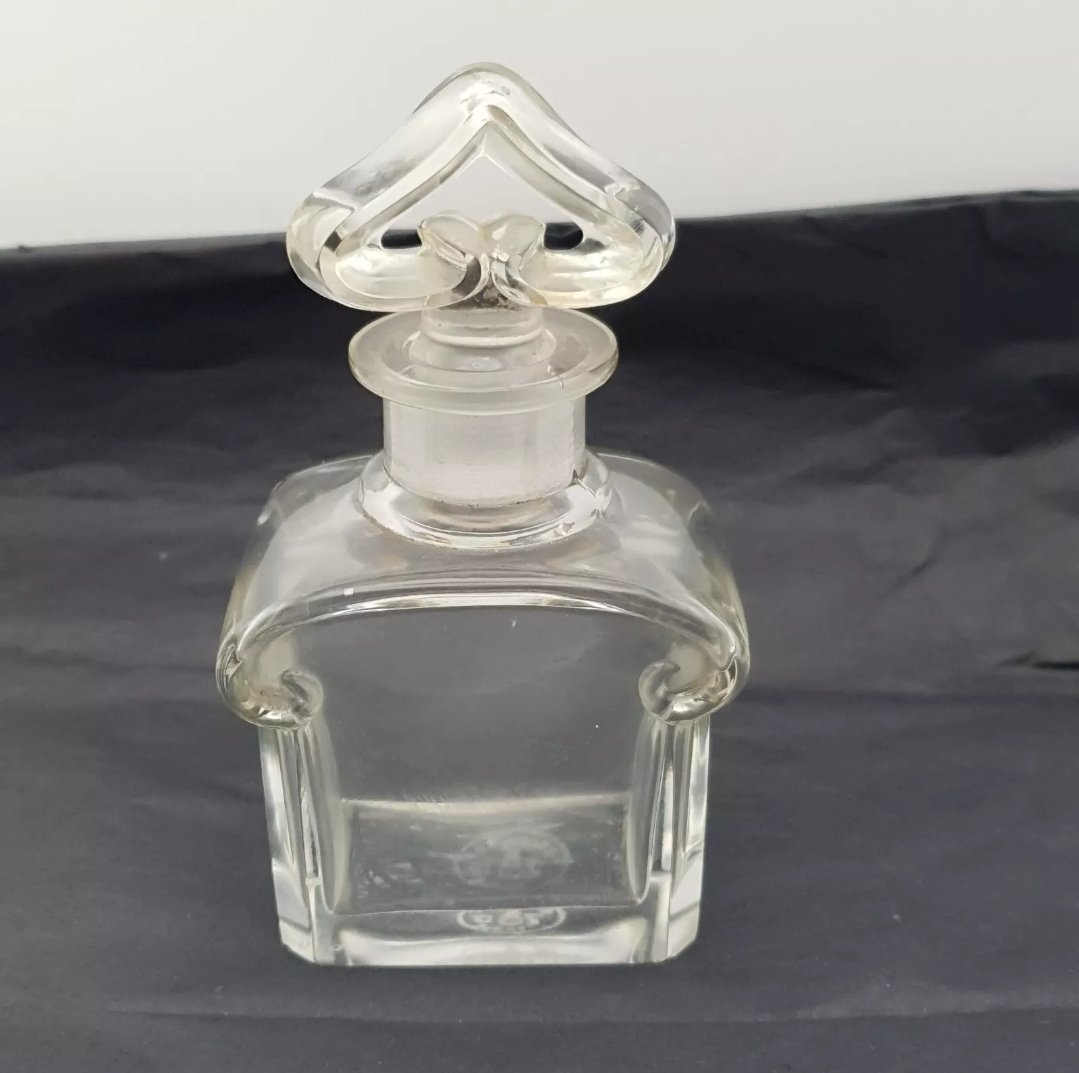Antique Baccarat Crystal Bottle Guerlain