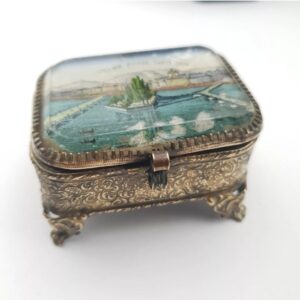 Antique Ormolu Jewellery Box French Casket