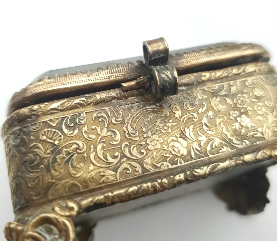 Antique Ormolu Jewellery Box French Casket