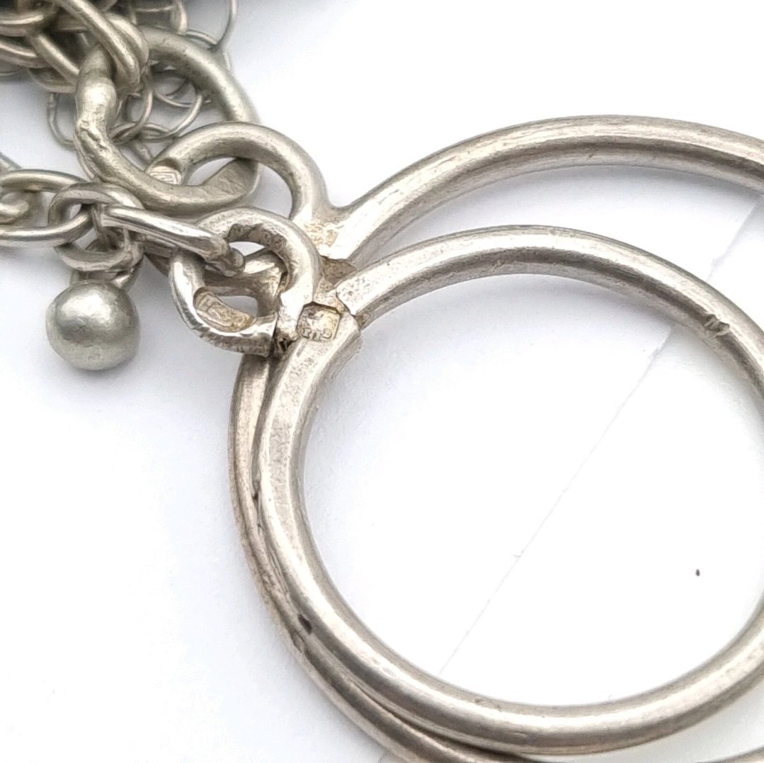 Antique French Silver Evening Bag Drawstring Mesh