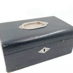 Large Edwardian Leather covered Jewellery Box